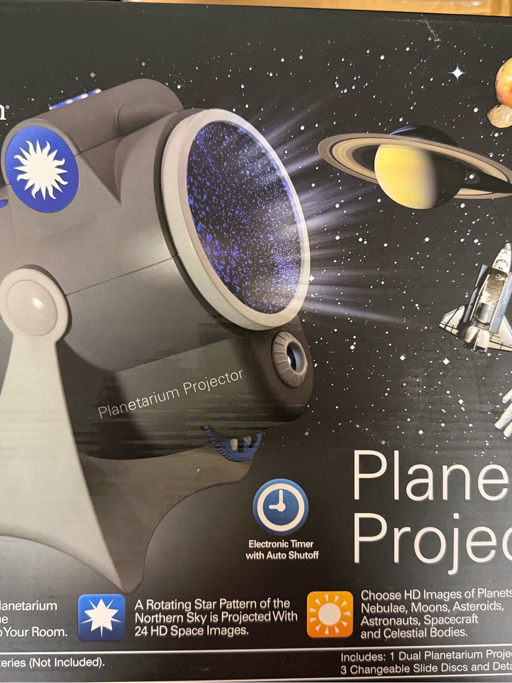 Planetarium Projector — Gray and Blue Star Projector